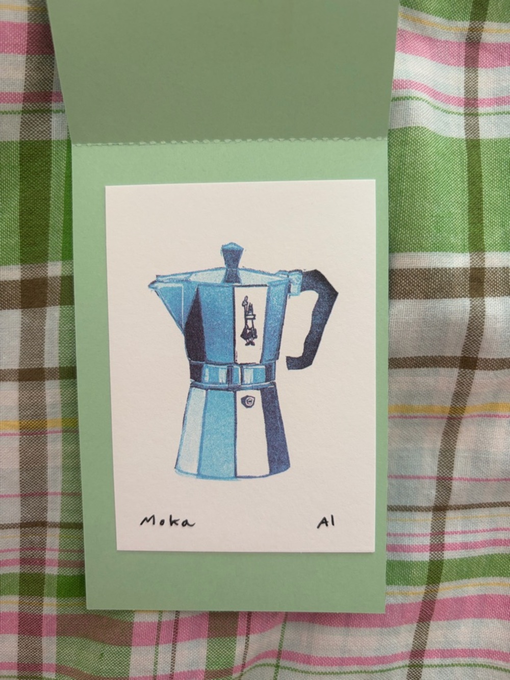 Inciardi Moka Pot Art Mini Print